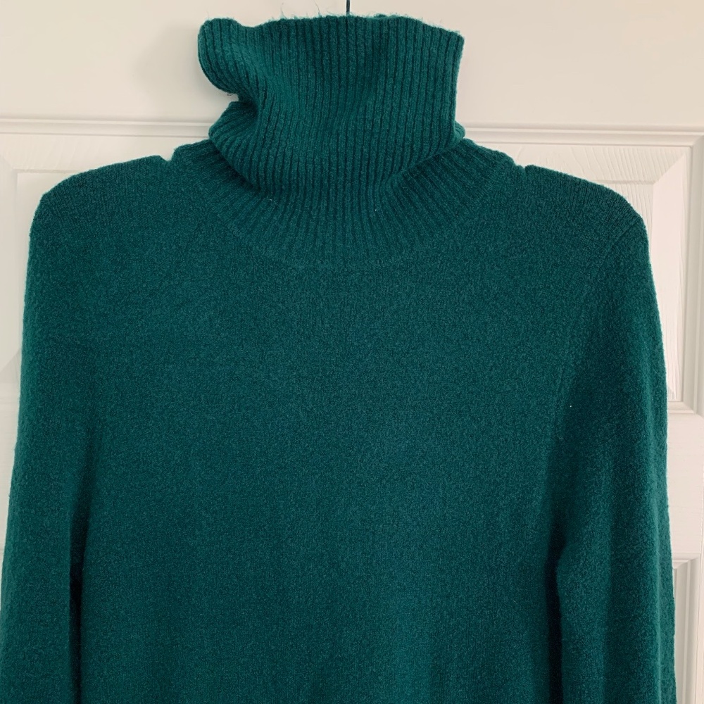 Jcrew Long Sleeve Turtle Neck Sweater Dress - Picture 3 of 10